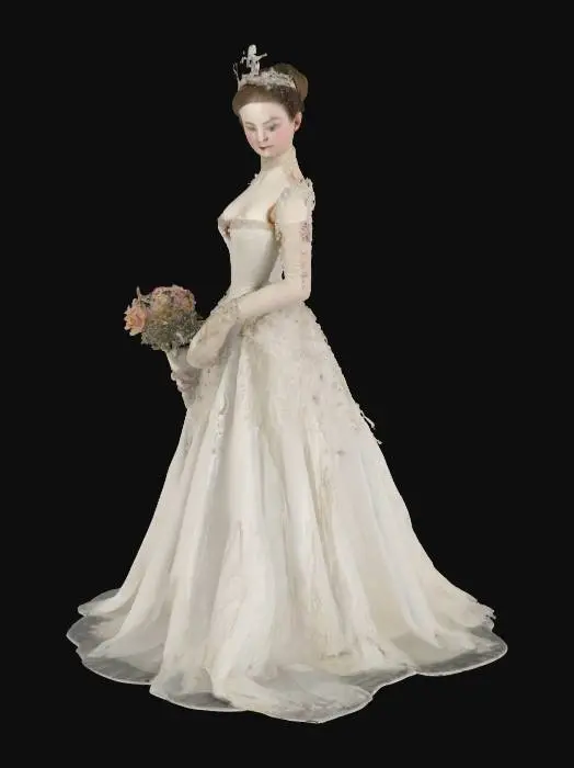 3D model for  female in 𝑩𝒂𝒍𝒍 𝒈𝒐𝒘𝒏 𝒃𝒚 𝑳𝒂 𝑹𝒆𝒍𝒊𝒈𝒊𝒆𝒖𝒔𝒆, 𝟏𝟗𝟎𝟎. 𝑻𝒉𝒆 𝑴𝑬𝑻 