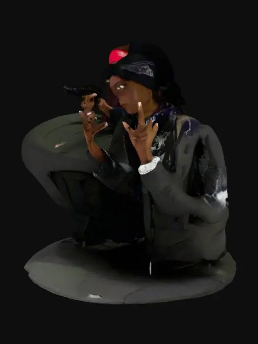 3D model for Street Style Attitude