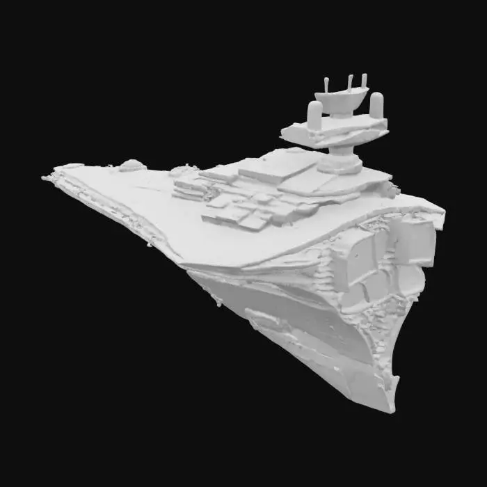 3D model for an star Wars  imperial star destroyer 