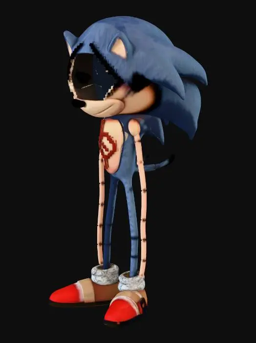 3D model for Pixel Dark Sonic
