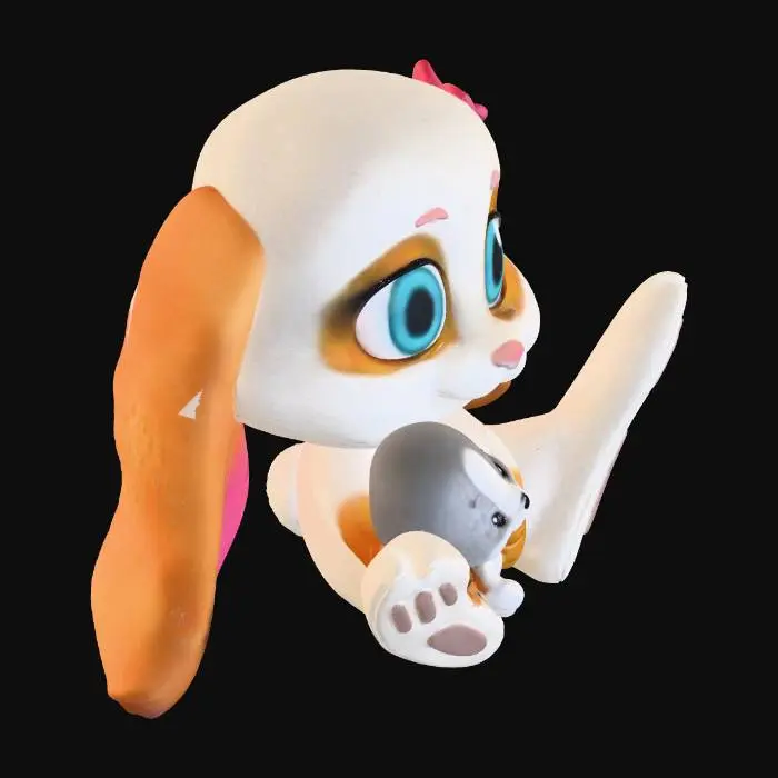 3D model for Bunny Cuddle