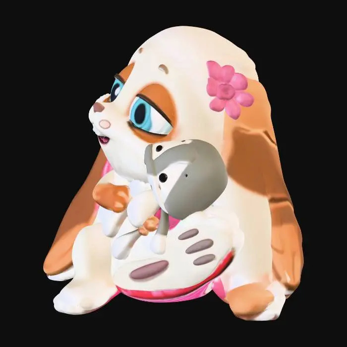 3D model for Bunny Cuddles
