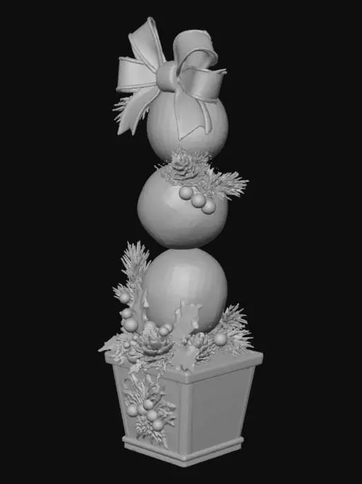 3D model for Festive Ornament Topiary