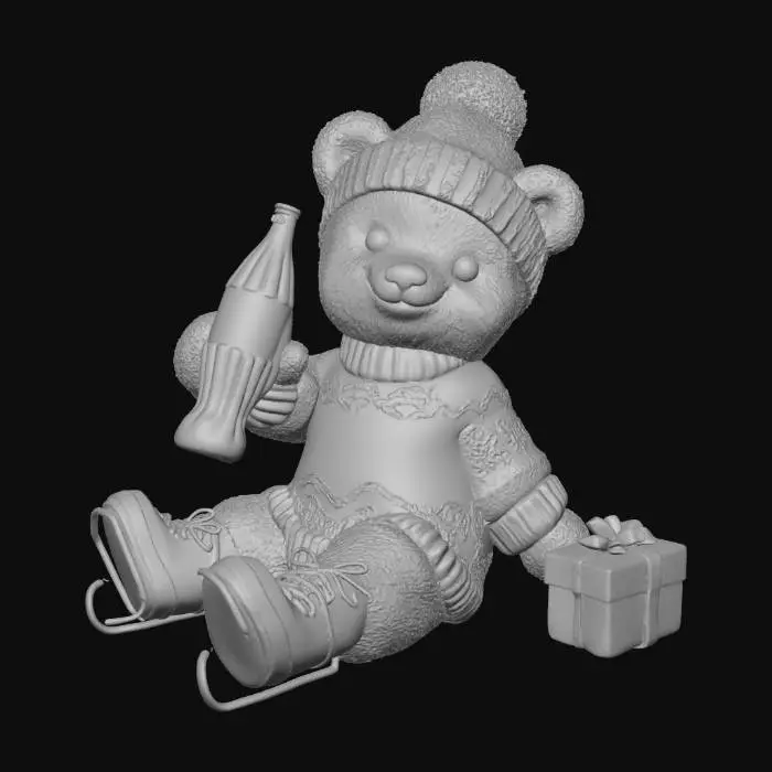 3D model for Coca-Cola Polar Bear Holiday Celebration