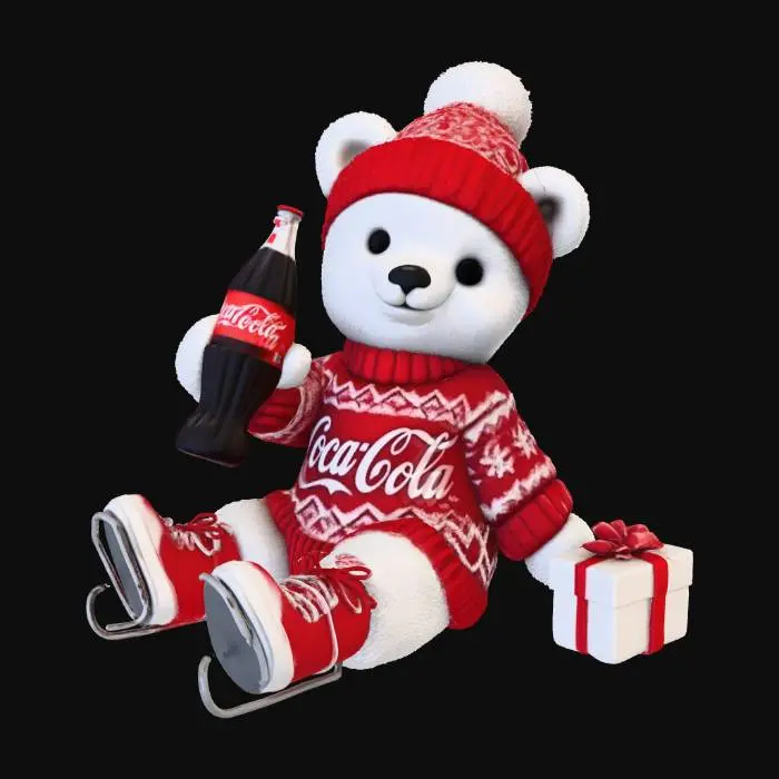 3D model for Coca-Cola Polar Bear Holiday Celebration