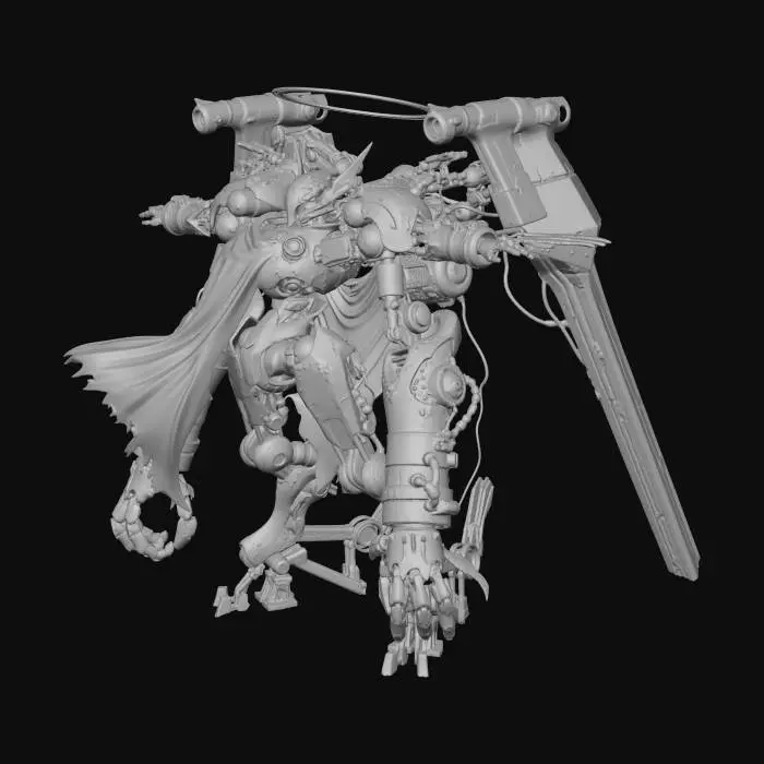 3D model for Mecha Guardian