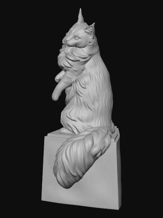 3D model for maine cat