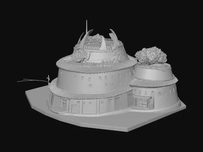 3D model for Hokage Residence