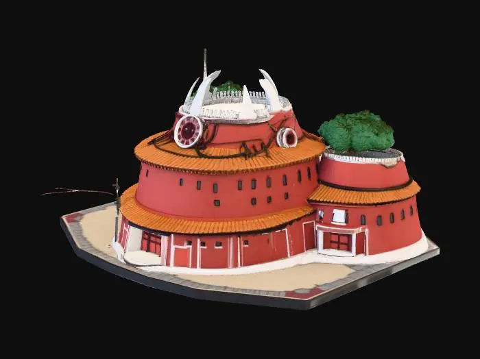 3D model for Hokage Residence