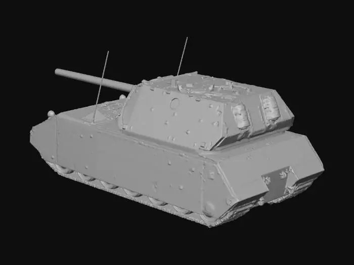 3D model for Maus Tank in Camouflage