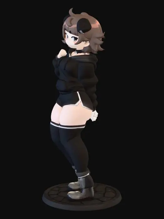 3D model for Puppy Hoodie Vibes