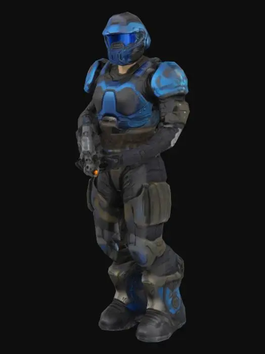 3D model for Futuristic Soldier Figurine