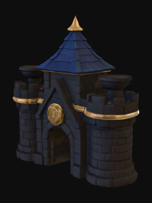 3D model for Castle Keep, #PBR#