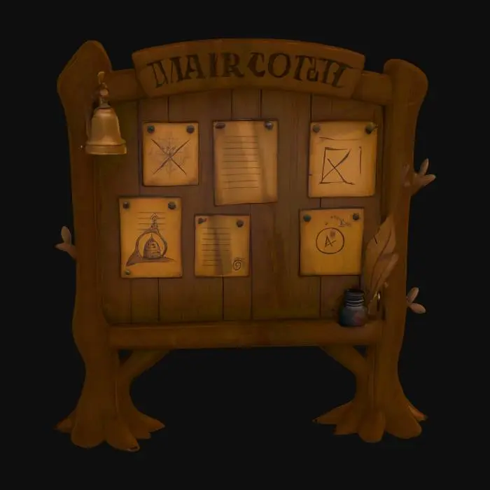 3D model for Town Bulletin