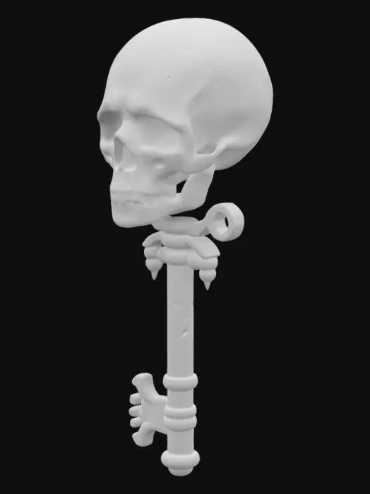 3D model for Skull Key