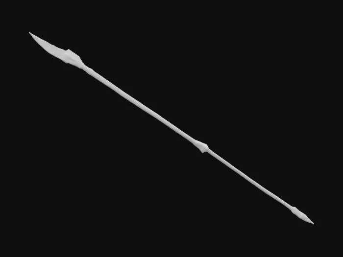 3D model for Lanza Maasai – Larga y delgada, usada por los guerreros Maasai con gran precisión.