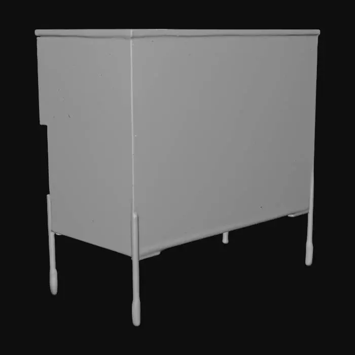 3D model for Ribbed Modern Nightstand