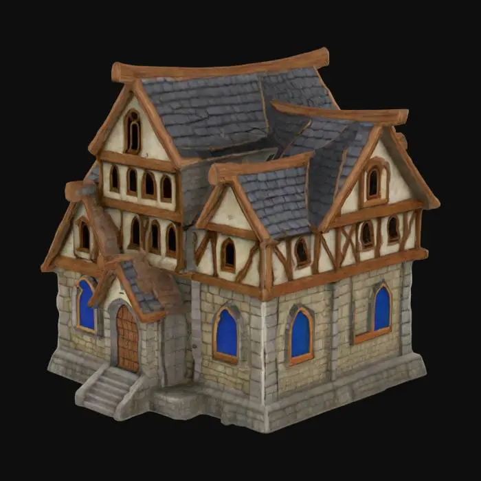 3D model for Fantasy Tavern