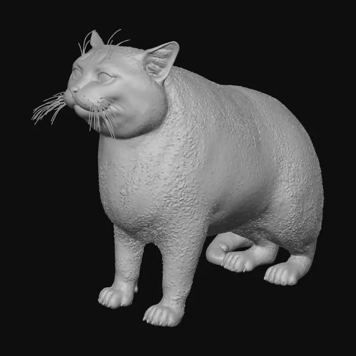 3D model for Sad Cat