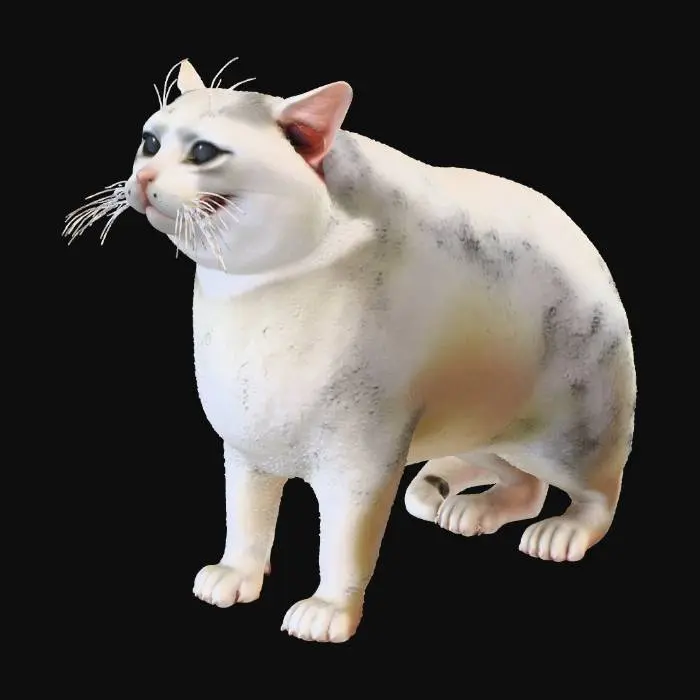 3D model for Sad Cat