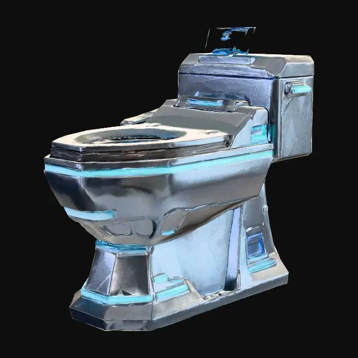 3D model for Futuristic Smart Toilet