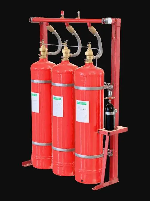 3D model for Fire Suppression Cylinders