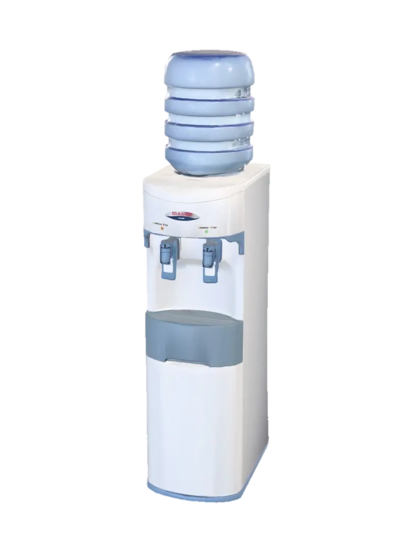 Blue Bottle Water Dispenser - Drinking 3D model, vytvořený pomocí AI