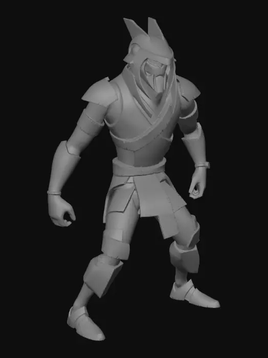 3D model for Crimson Oni