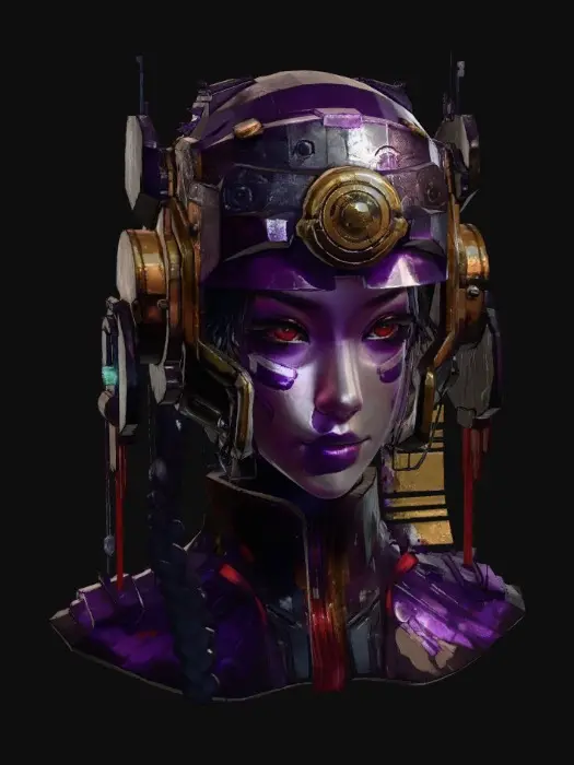 3D model for Violet Valkyrie