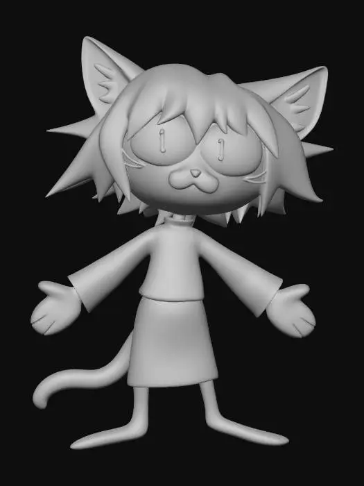 3D model for Cat Warrior Mischief