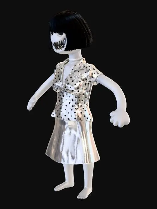 3D model for Hallway Polka Dots