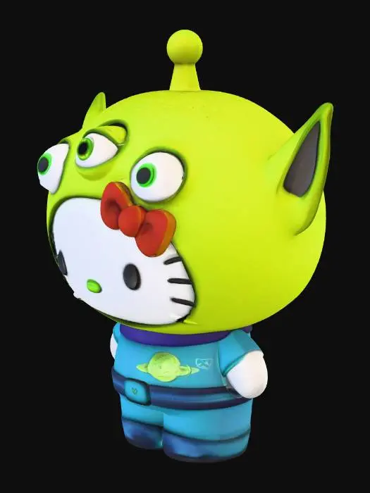 3D model for Space Kitty Mix