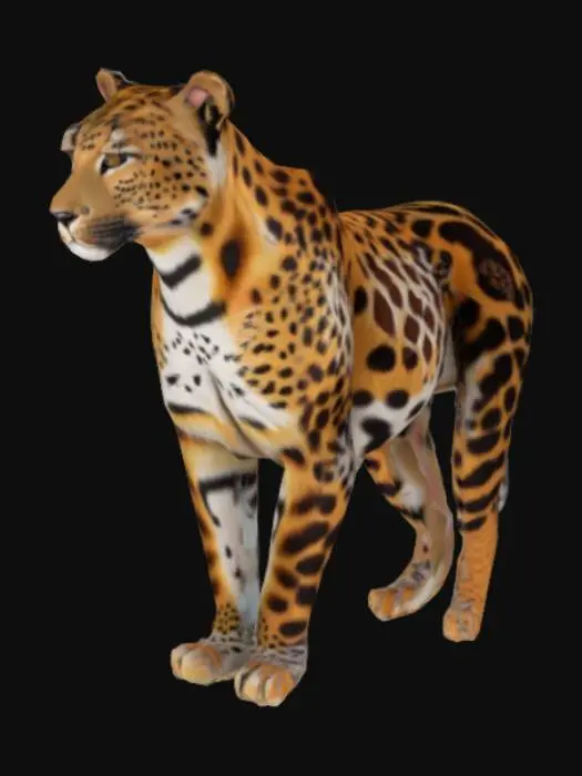 3D model for #South African# Majestic Stride, #AroundTheWorld#