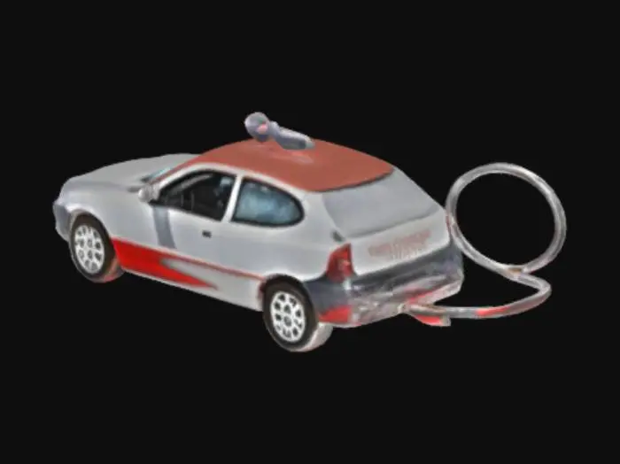 3D model for un chevy corsa con modificacion para ser un llavero