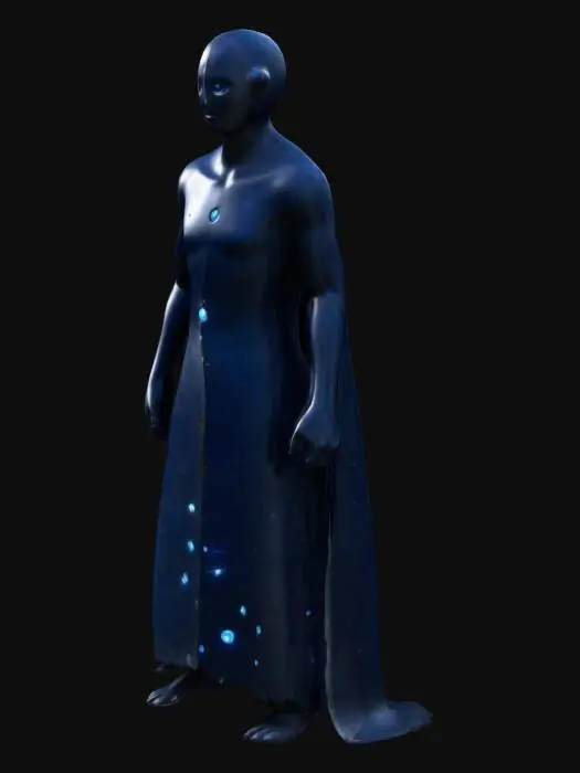 3D model for The Sealed Observer

A featureless figure, its smooth, reflective metal face lacking any discernible emotion. The outer shell is composed of dark obsidian, with 1mm indentations forming concentric circles, possibly an early optical recording device. The missing eyes suggest it once processed visions or stored celestial knowledge. 

Medieval, Clash of Clans, Polished, Gentle, Full Body