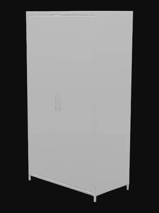 3D model for Blue Metal Locker