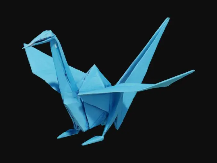 3D model for origami crane