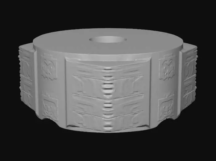 3D model for Ancient Stone Cylinder