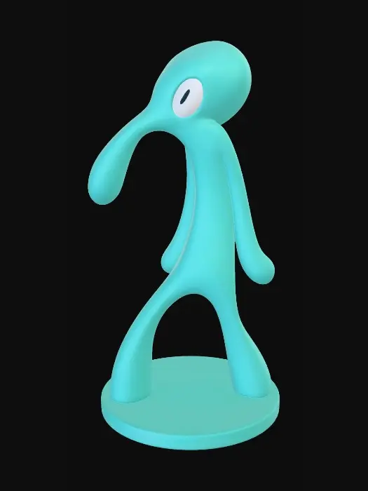 3D model for Turquoise Wanderer