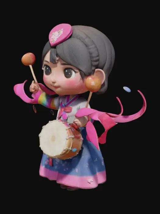 3D model for Drum Dance Delight