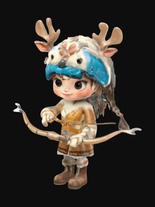 3D model for 鄂伦春族