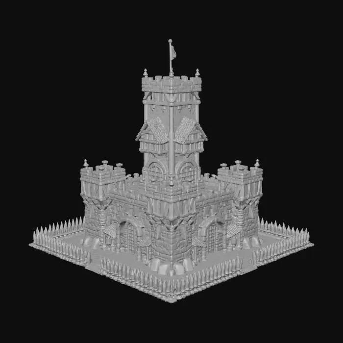 3D model for Castle Bastion