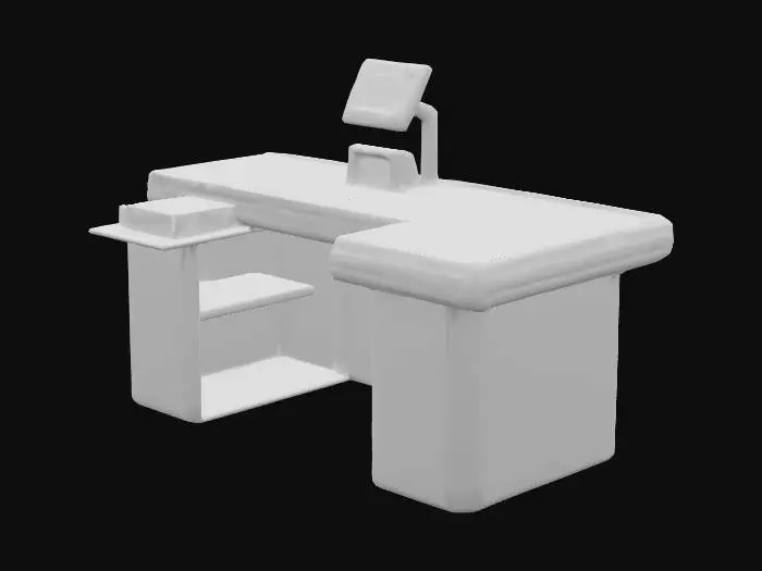 3D model for Checkout Counter System