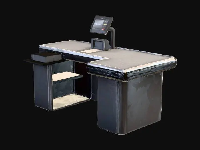 3D model for Checkout Counter System