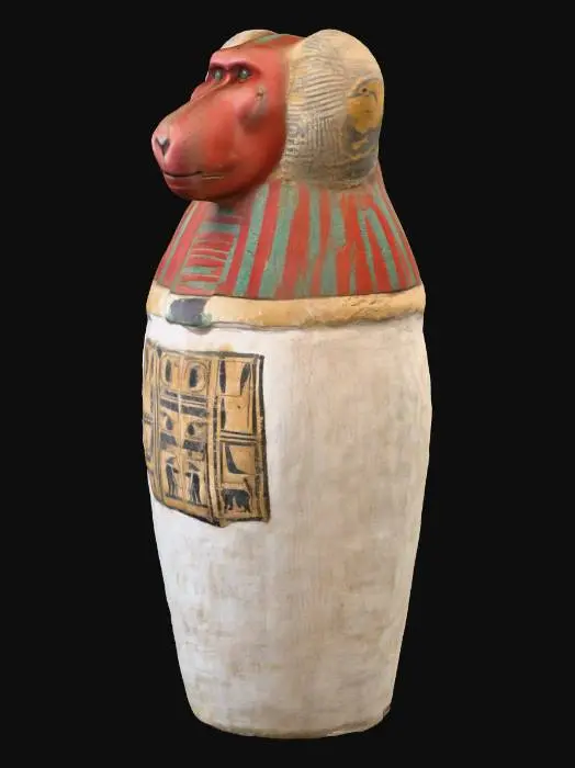 3D model for Baboon Canopic Jar