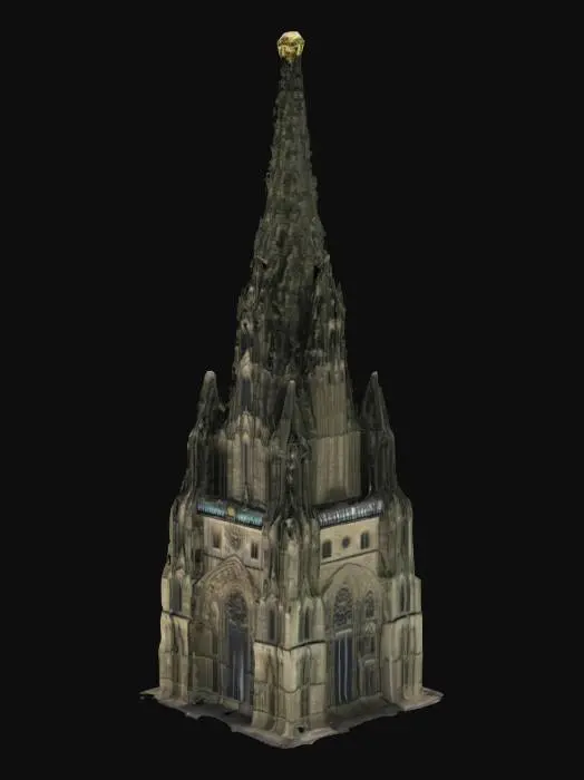 3D model for Cologne cathedral tower
