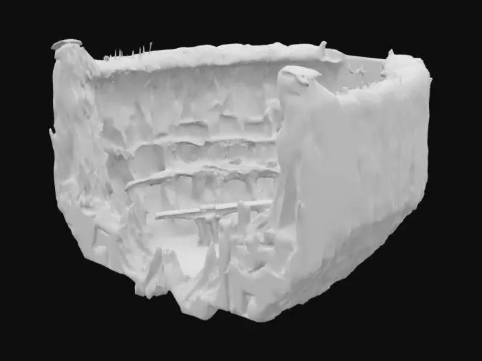 3D model for "A vast, terrifying 3D environment inspired by Dante’s Inferno, depicting the nine circles of Hell — a surreal, gothic landscape filled with burning rivers, tortured souls, crumbling stone bridges, colossal demonic statues, and endless spiraling caverns. High-detail textures, realistic volumetric lighting, dark red and black color tones, thick smoke, glowing lava pits, and eerie ambient mist. Perfect for a video game level design, ultra-realistic, cinematic style, Unreal Engine rendering quality, isometric perspective, 4K resolution."