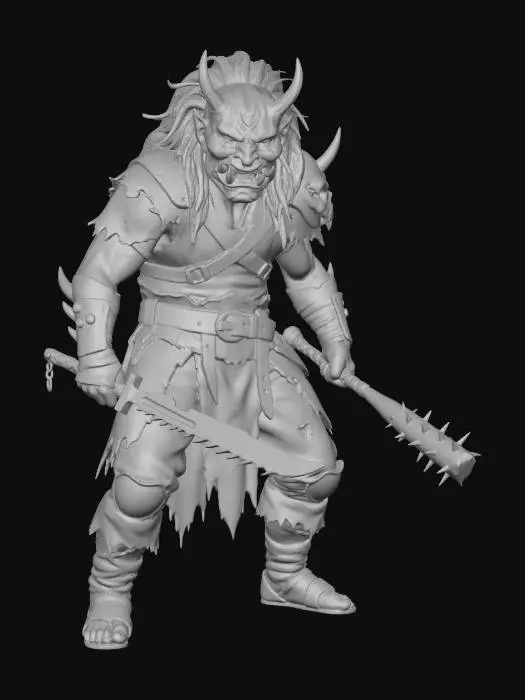 3D model for Hellforged Berserker