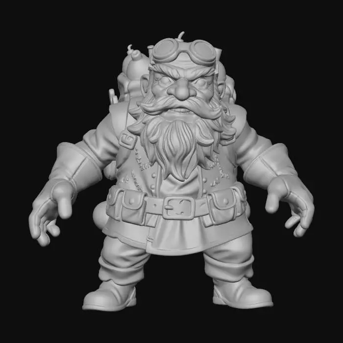 3D model for Explosive Tinker Gnome