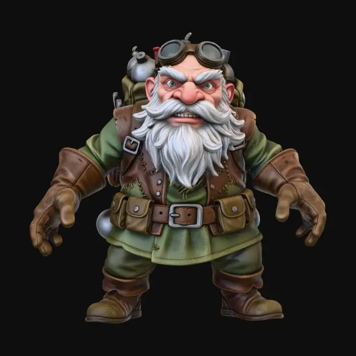 3D model for Explosive Tinker Gnome